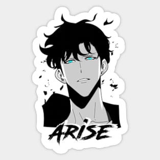 Jin woo Arise Anime Fanart Sticker